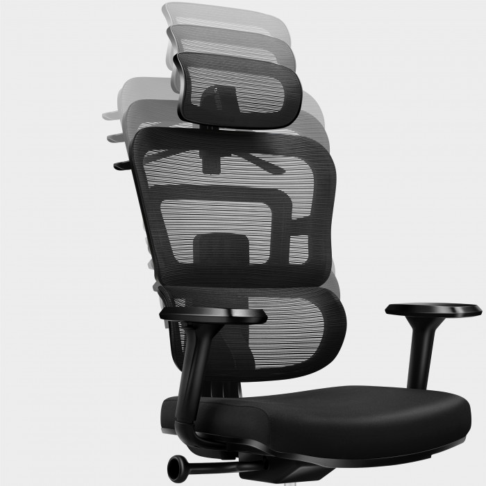 Mark Adler Expert 4.9 Black adjustable backrest gaming chair