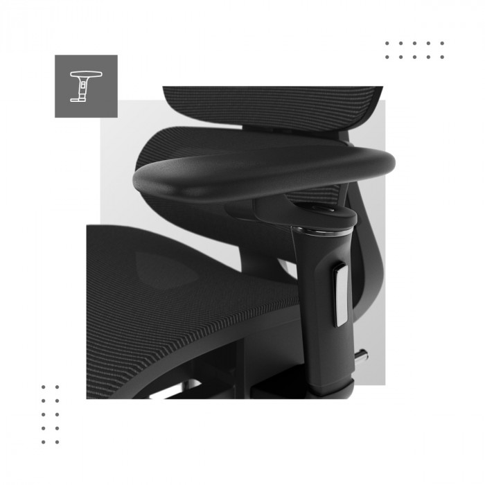 Expert 7.9 swivel armrests