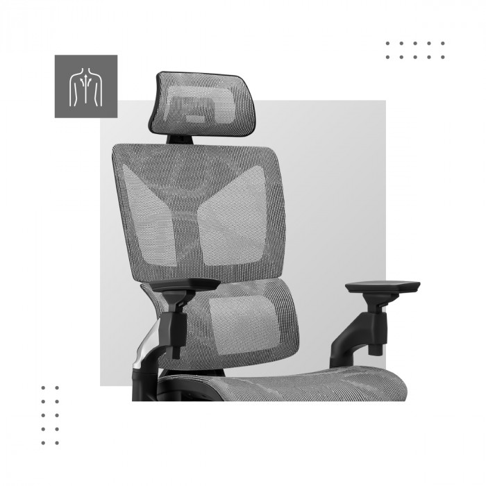 Profiled design of the Expert 8.5 office chair