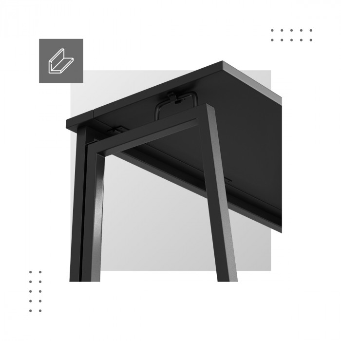 Reinforced design folding desk Leader 1.5