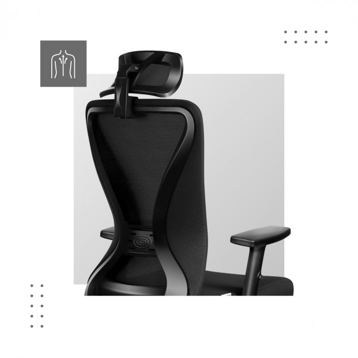 Manager 3.5 Black seat contouring