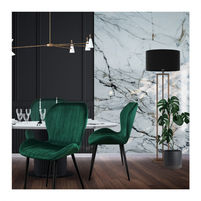 Prince 2.0 green dining chairs