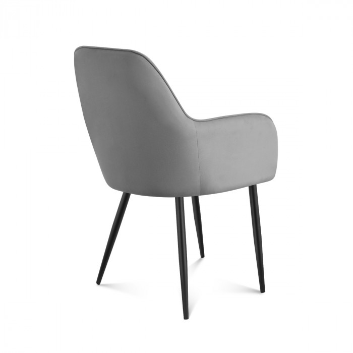 Left profile of the back of the Mark Adler swivel chair