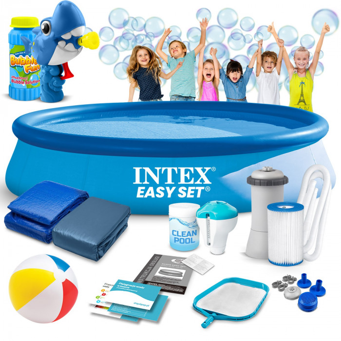 Garden Expansion Pool 366 x 76 cm 15in1 INTEX 28132 + bubble machine FREE!