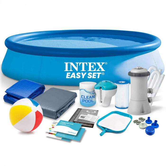 366 x 76 cm expandable garden pool set 15in1 INTEX 28132.