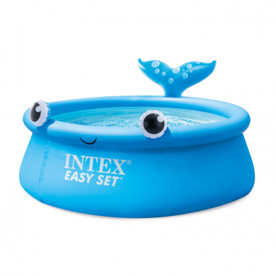 Whale 183 x 51 cm children Round Inflatable Swimming Pool Above Ground Garden INTEX 26102
