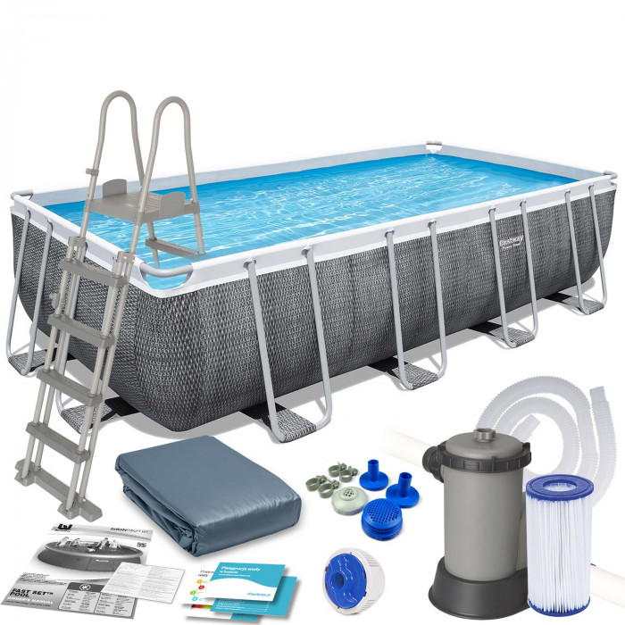 549 x 274 x 122 cm 12in1 Bestway racked garden pool 56998.