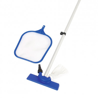 Bestway pool cleaning kit 167cm stick + vacuum + net 58013