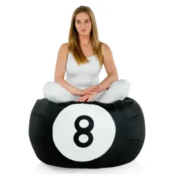 Durable bean bag ball made of eco-friendly material for stylish decor