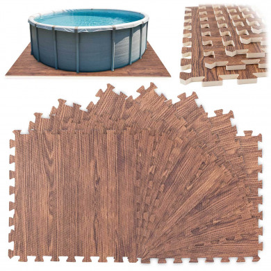 Puzzle pool foam mat 50 x 50 cm 8 pcs