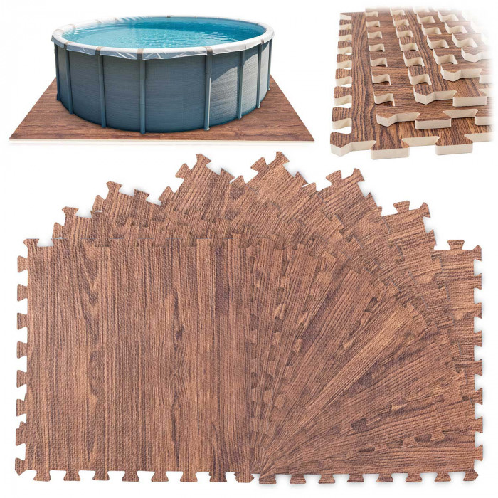 Foam mat under the pool puzzle 50 x 50 cm 8 pcs