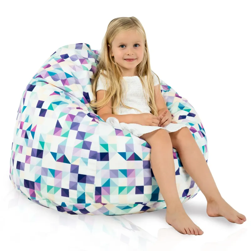 Kids Bean Bag Chair L - Premium Printed Fabric – view 30
