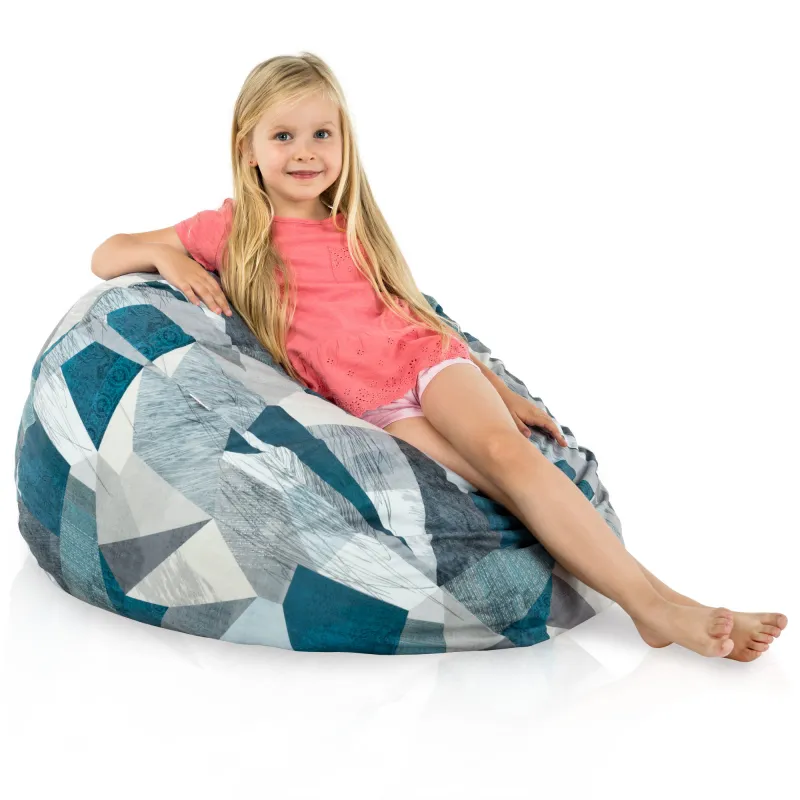 Kids Bean Bag Chair L - Premium Printed Fabric – view 25