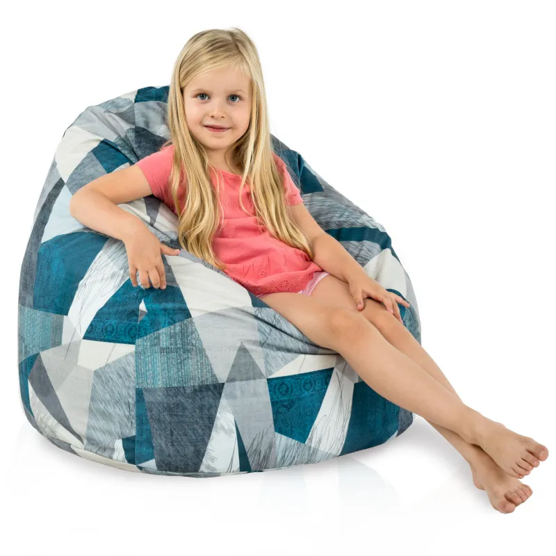 Kids Bean Bag Chair L - Premium Printed Fabric – view 24