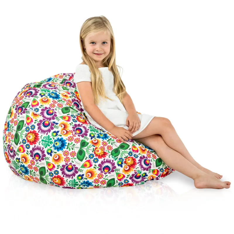 Kids Bean Bag Chair L - Premium Printed Fabric – view 21