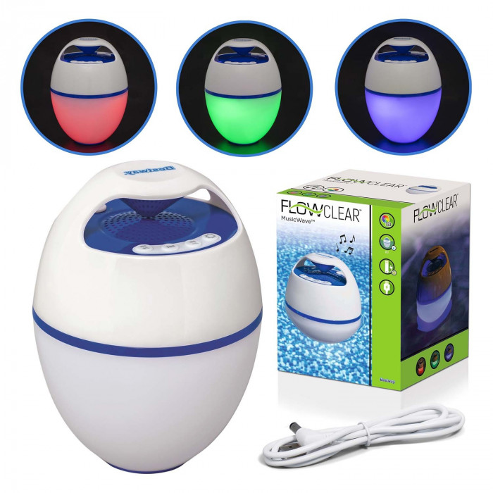 Swimming pool speaker with LED Bestway 58700.