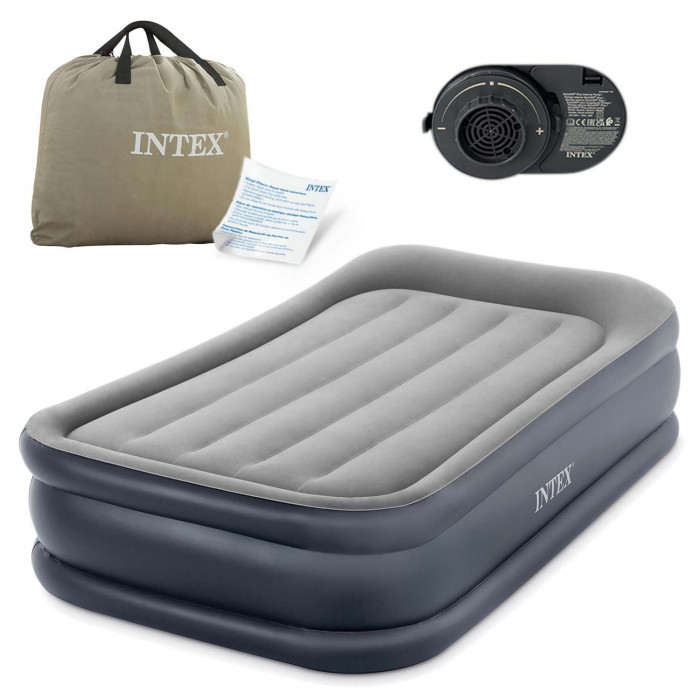 Inflatable mattress 191x99x42 with built-in electric pump INTEX 64132ND