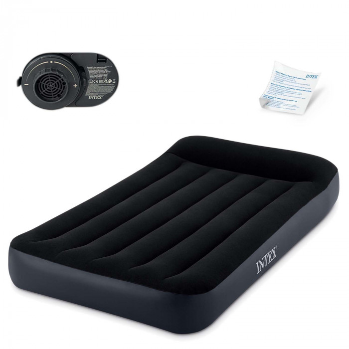 Inflatable mattress with built-in electric pump 191x99x25 cm INTEX 64146ND.