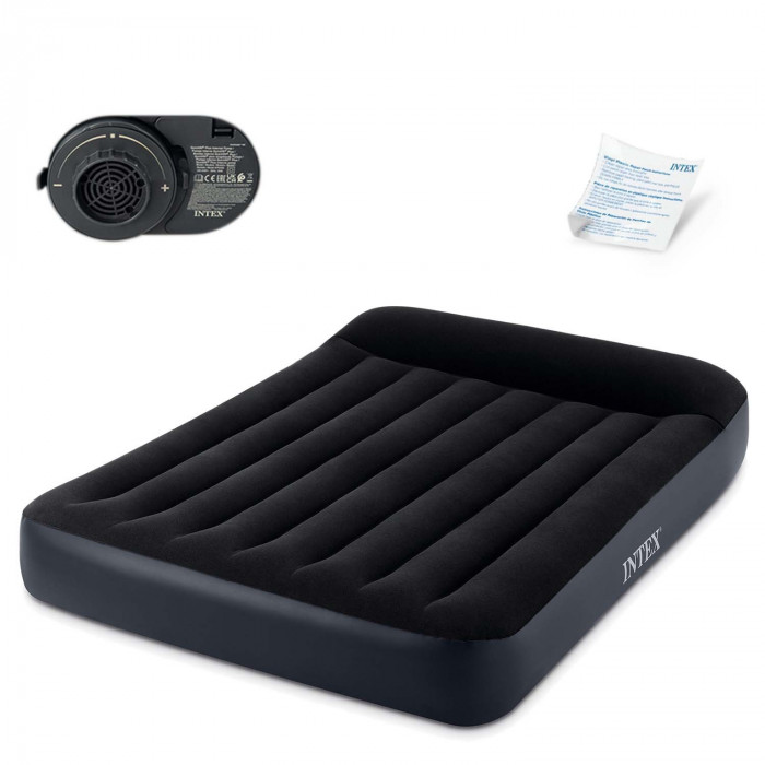 Inflatable mattress with built-in electric pump INTEX 64150