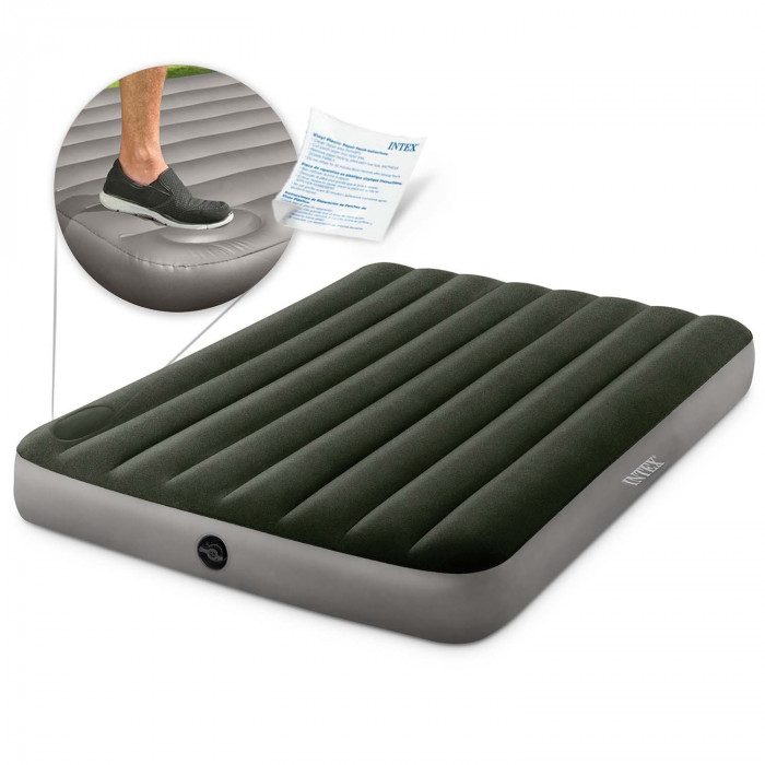 Inflatable mattress with built-in foot pump INTEX 64762