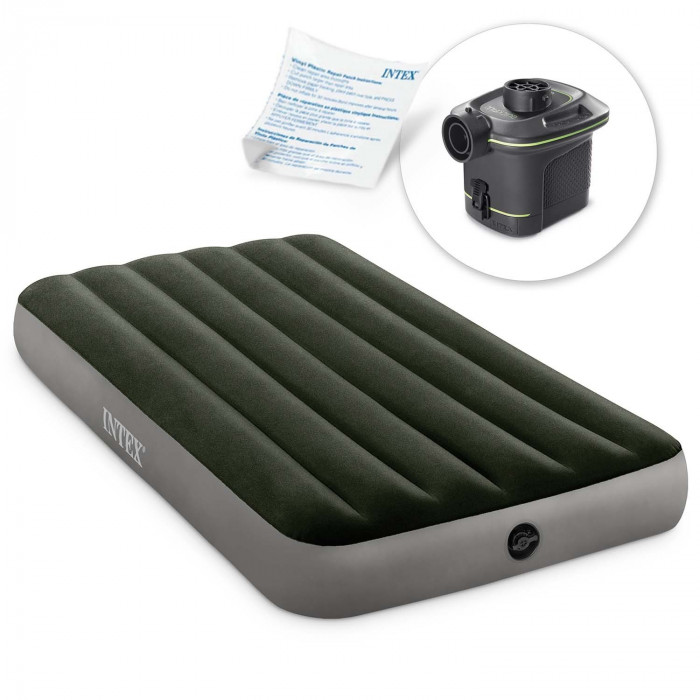 Inflatable mattress with electric pump INTEX 64777