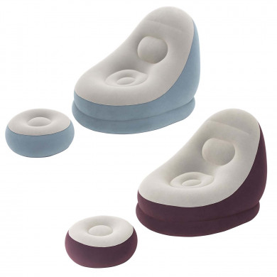 Inflatable chair with footrest 122 x 94 x 81 cm Bestway 75053