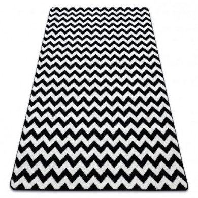 Carpet SKETCH - F561 cream/black - Zigzag