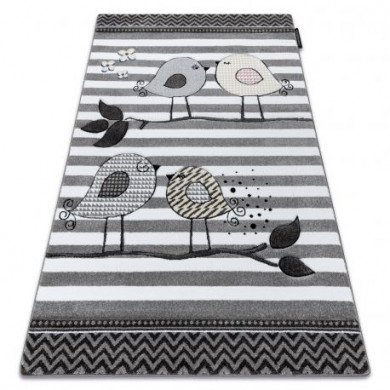 Carpet PETIT BIRDS grey