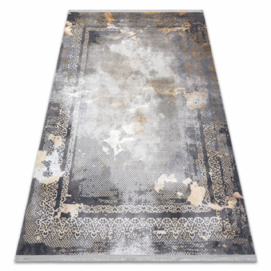 Modern LUCE 77 carpet frame vintage - structural grey / mustard