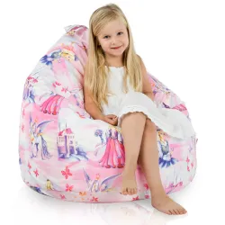 Kids Bean Bag Chair L - Premium Printed Fabric – view 13