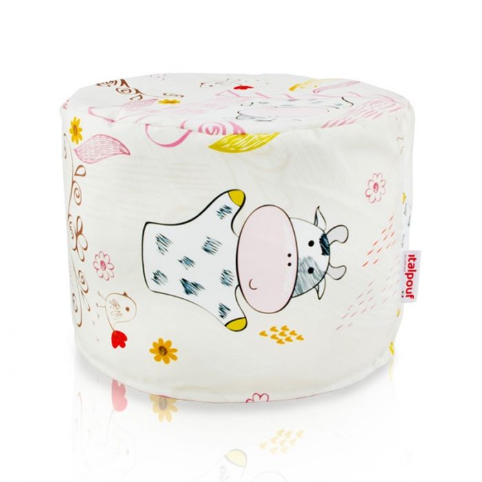 Pouf roller cows for children
