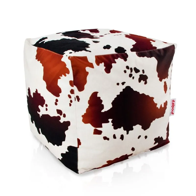 Square Cube Ottoman - Premium Printed Fabric – view 26