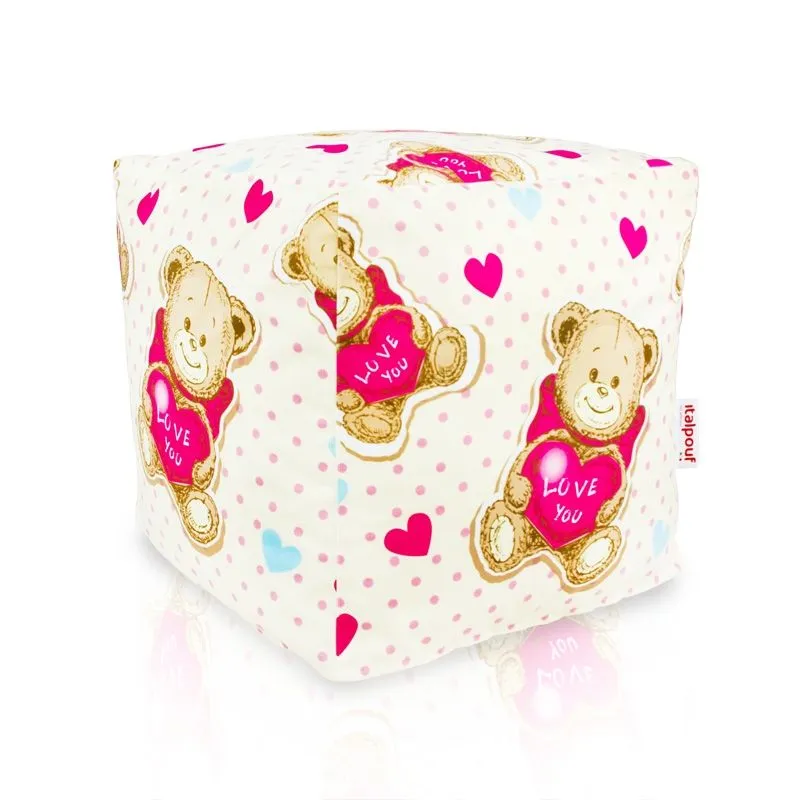 Square Cube Ottoman - Premium Printed Fabric – view 14