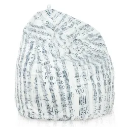 Bean Bag Chair - Premium Printed Fabric