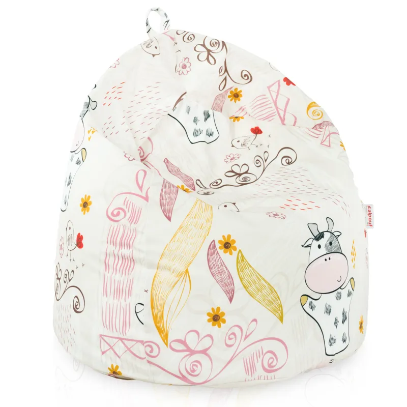 Kids Bean Bag Chair L - Premium Printed Fabric – view 38