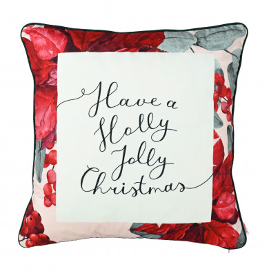 Have A Holly Jolly Christmas Decorative Pillow.