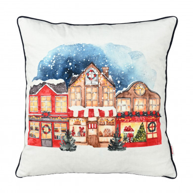 Christmas Land Decorative Pillow.