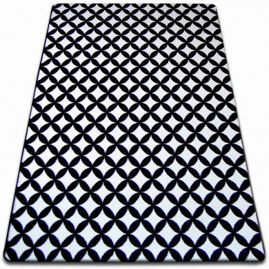 Carpet SKETCH - F757 cream/black - diamond