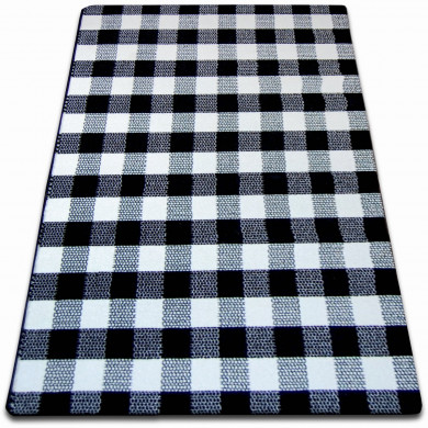 Carpet SKETCH - F759 cream/black - chequered