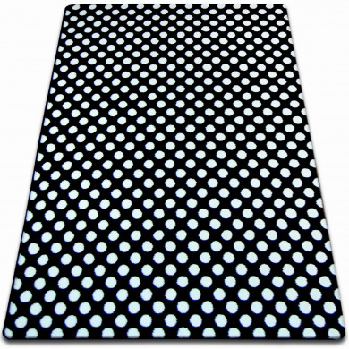 Carpet SKETCH - F764 black/cream- dots