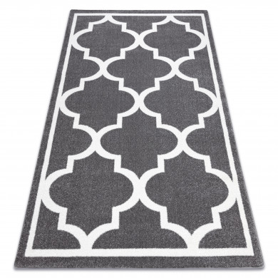 Carpet SKETCH - F730 grey /white trellis