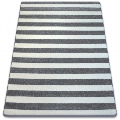 Carpet SKETCH - F758 grey/white - Striped