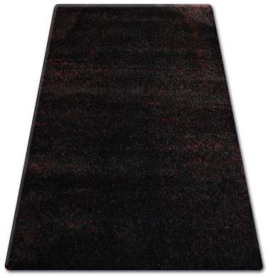 Carpet SHAGGY NARIN P901 black and red