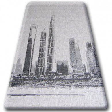 CARPET SIZAL FLOORLUX 20240 silver / black