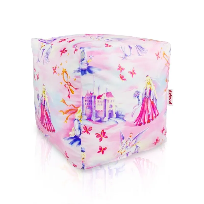 Square Cube Ottoman - Premium Printed Fabric – view 16