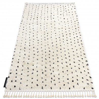 Carpet BERBER SYLA B752 dots cream Fringe Berber Moroccan shaggy