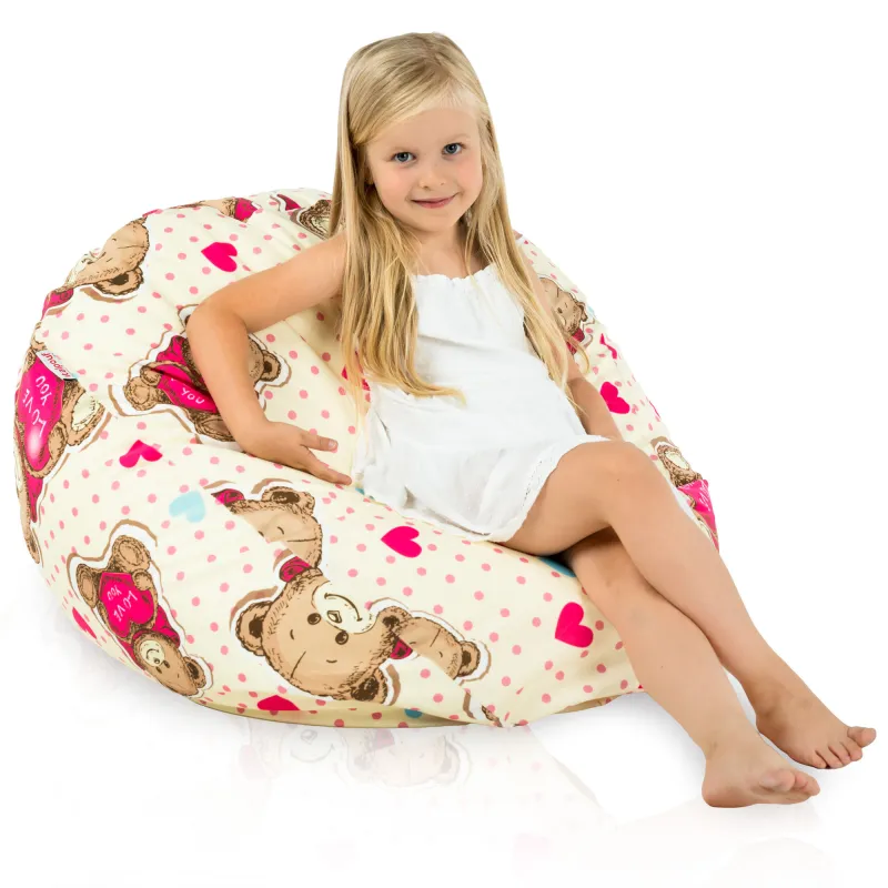 Kids Bean Bag Chair L - Premium Printed Fabric – view 76