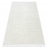 Carpet SEVILLA PC00B stripes white Fringe Berber Moroccan shaggy