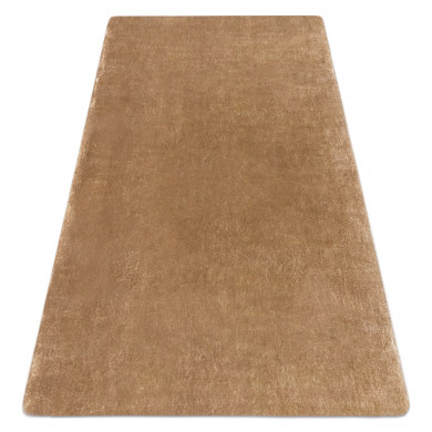 Modern washing carpet LAPIN shaggy, anti-slip ivory / brown