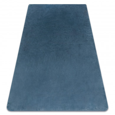Modern washing carpet POSH shaggy, plush, thick anti-slip blue